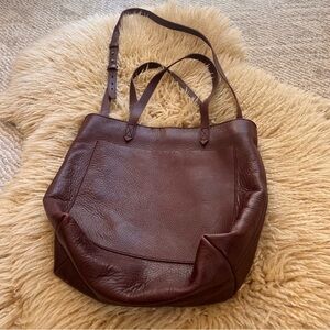 Madewell Medium Leather Transport Tote